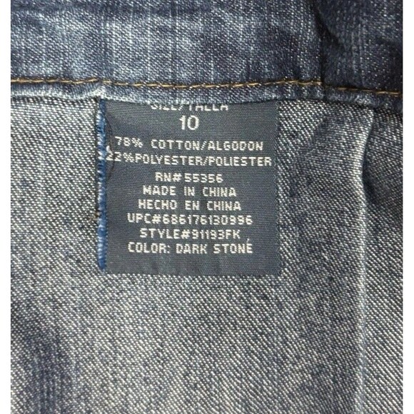 Denim Pleated Belted Mini Skirt Girls Sz 10 Medium Wash Y2K Academia Casual - Picture 4 of 9